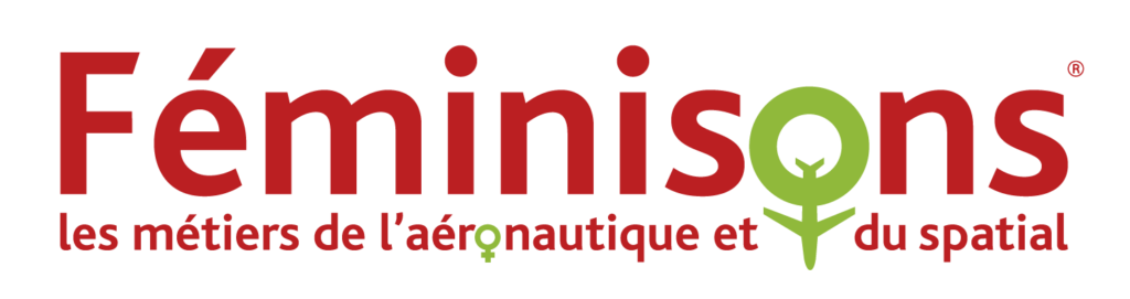 logo Féminisons les métiers de l'aéronautique et du spatial
